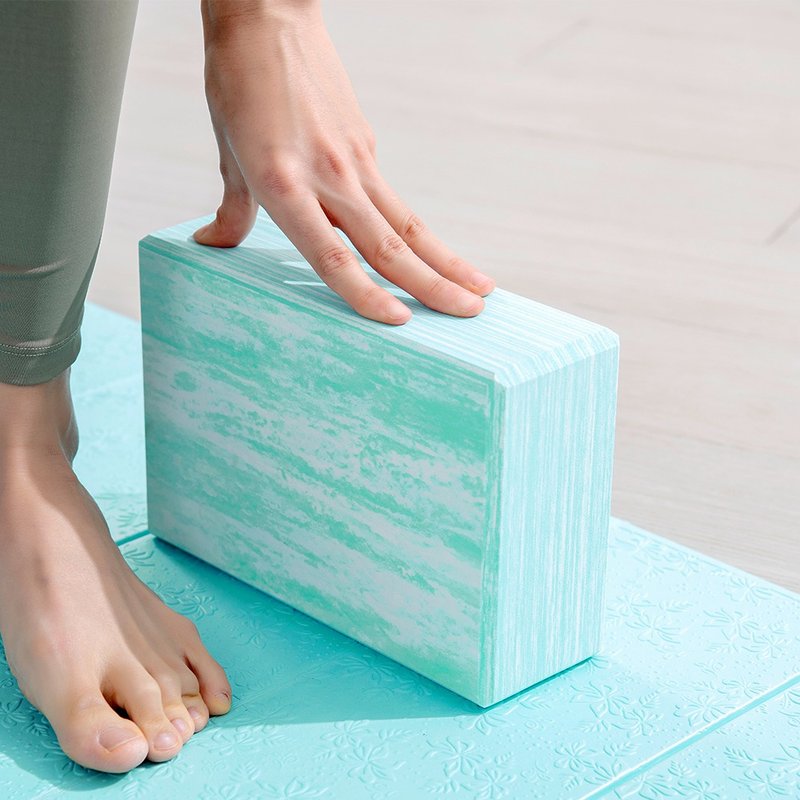 Comefree Cloud Yoga Brick 50D Made in Taiwan - อุปกรณ์ฟิตเนส - วัสดุอีโค สีเขียว