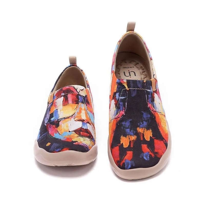 [Uin] Spanish original design | Little Witch painted casual women's shoes - Women's Casual Shoes - Other Materials Multicolor