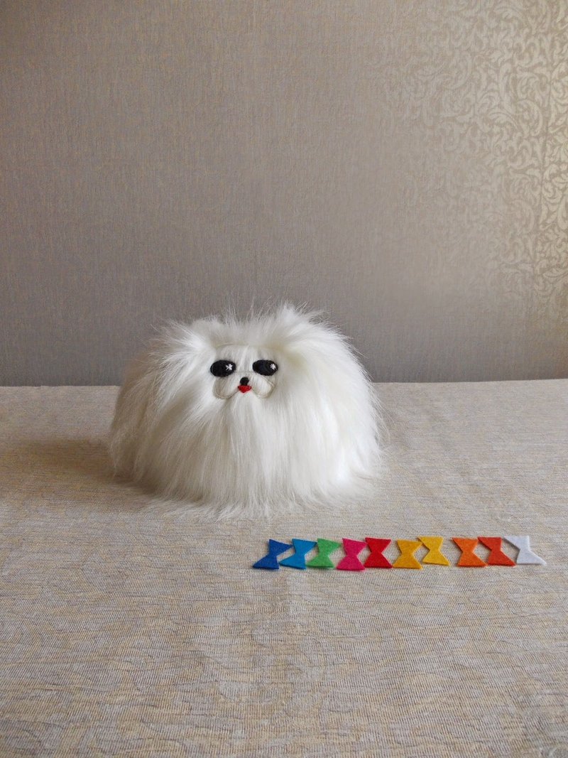 ペキニーズ ぬいぐるみ犬 ぬいぐるみ人形 白の毛皮の小さな犬 小さな人形の犬 可愛い かわいい犬 Www Hhga Se