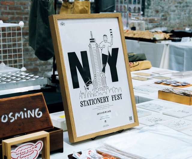 WHOSMING - 【NYC】ニューヨーク文具フェスティバル レプリカポスター