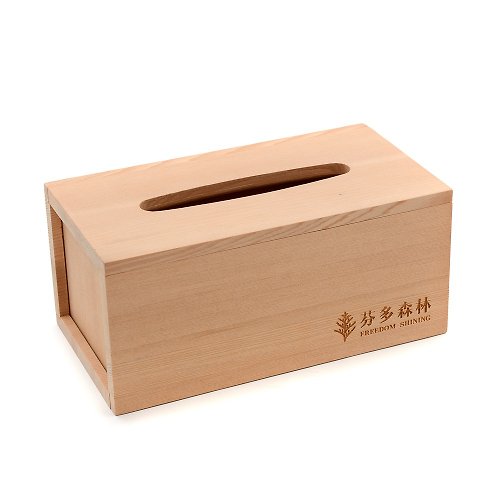 芬多森林 台灣香杉面紙盒|創意磁鐵六片磁吸衛生紙抽取盒