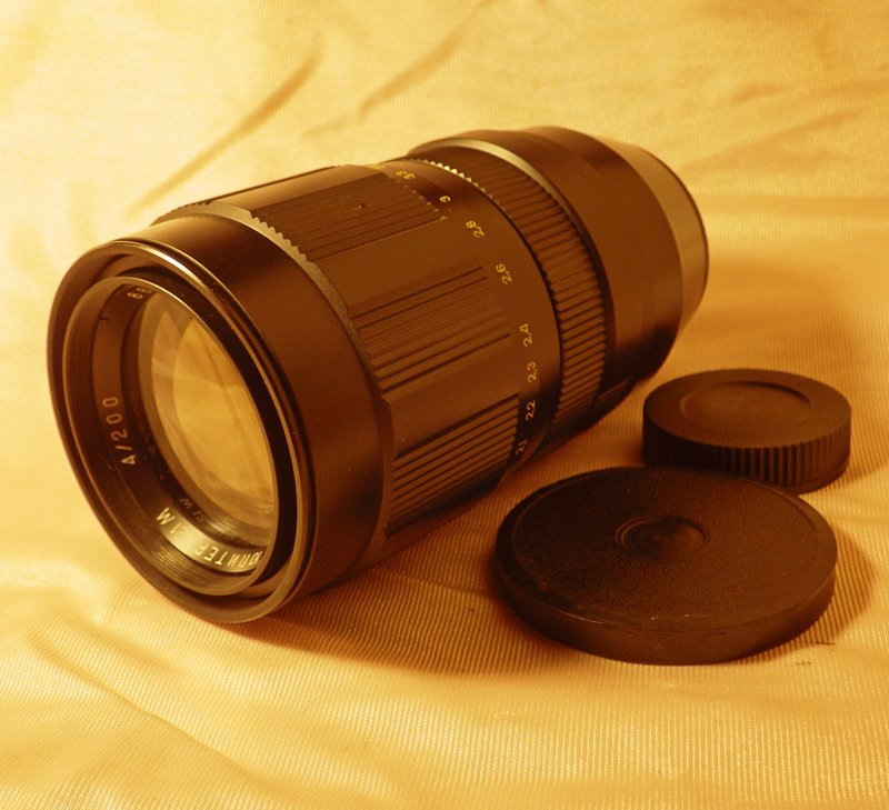 JUPITER-21M 4/200mm telephoto lens for M42 mount Zenit camera Sonnar USSR 1986 - กล้อง - แก้ว สีดำ