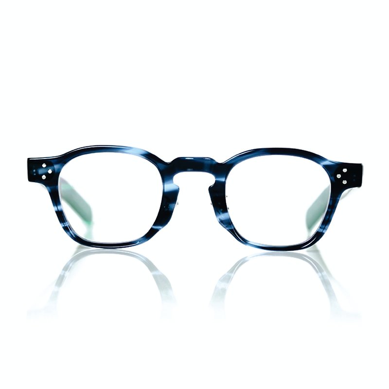 Hennessy Rd Hennessy Road Retro Glasses - กรอบแว่นตา - เรซิน สีน้ำเงิน