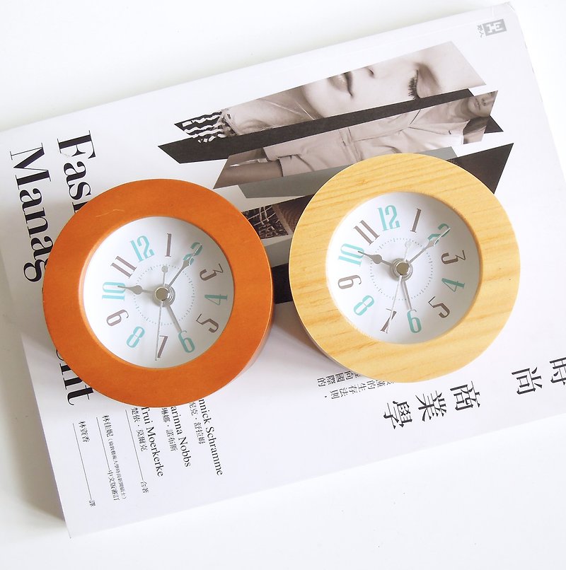 Wood Student Creative Alarm clock - นาฬิกา - ไม้ 