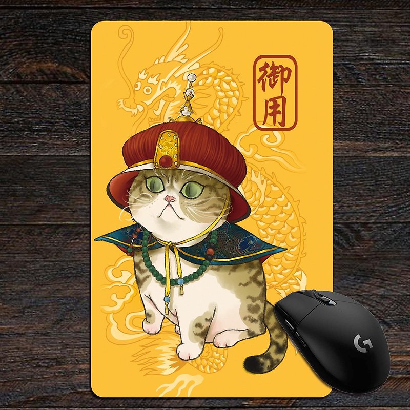 Three cats shop ~ Royal mouse pad - Mouse Pads - Polyester Multicolor