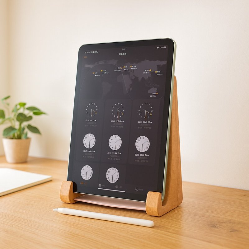 【!!好用3C架!!】兩用 筆電架 平板架 書架 全實木 交換禮物 新年 - 居家收納/收納盒/儲物盒 - 木頭 卡其色