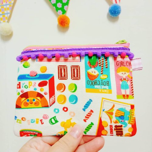 CHILDHOOD小朋友年代 糖果馬卡龍手作零錢包票卡包小物包