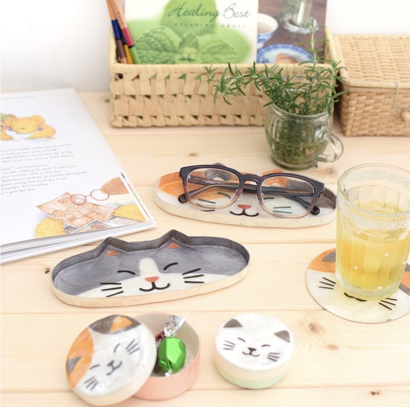 日本直送 菲律賓動物貝殼盤 - 擺飾/家飾品 - 貝殼 多色