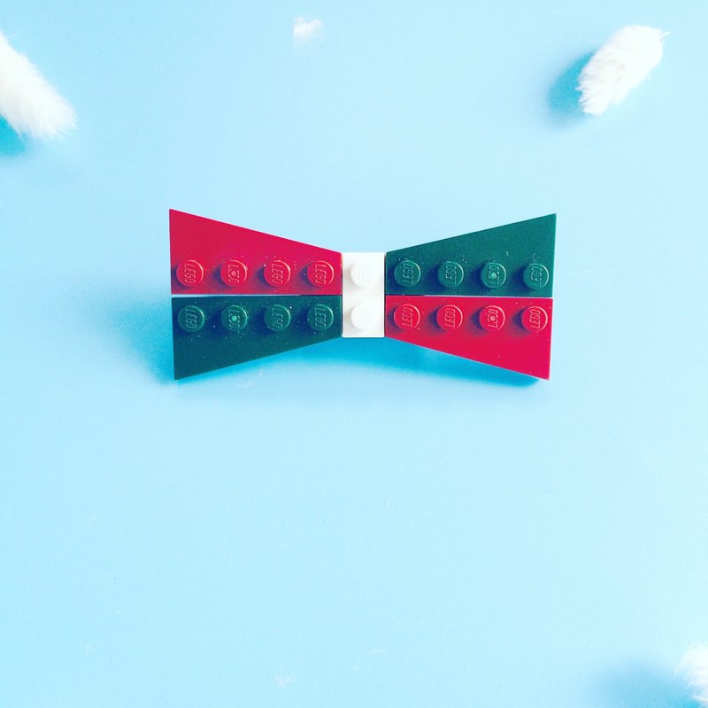 LET'S GO WORKSHOP • BOWTIE 手工 限量 積木 領結 頸鏈 發飾 一物多用 bow tie髮夾  蝴蝶結 髮飾 Hair Accessories - 領帶/領帶夾 - 其他材質 多色