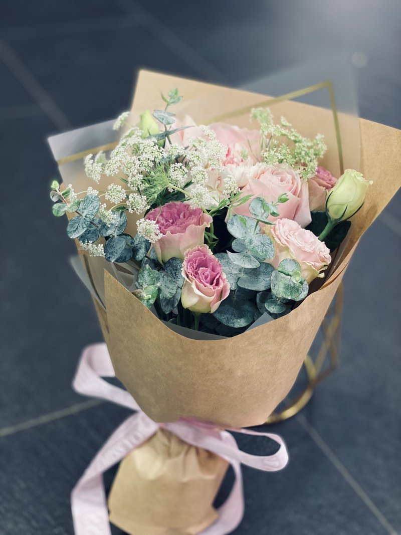 Simple Naturalism Flower Bouquets Graduation Day Preferred Taipei Pickup - ช่อดอกไม้แห้ง - พืช/ดอกไม้ 