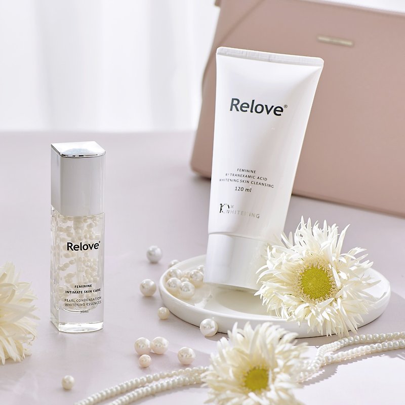 Relove Pearl Whitening Essences & Feminine intimate wash gel - Intimate Care - Other Materials Transparent