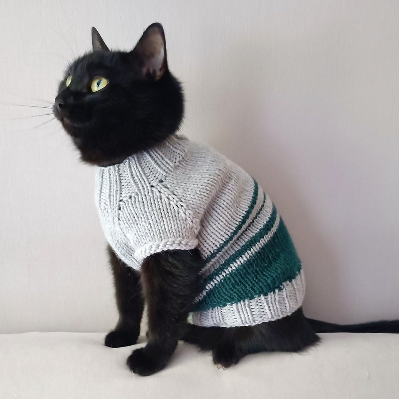 Sweater for cats Dog sweaters Pet clothes Turtleneck cats sweaters - Clothing & Accessories - Wool 