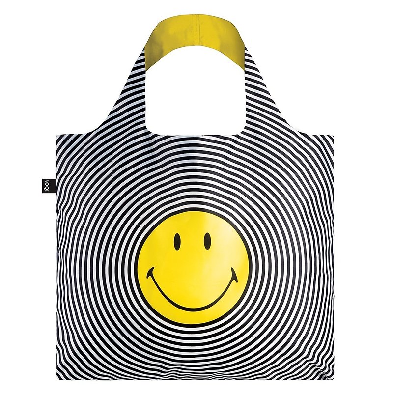 LOQI-Smile SMSP - กระเป๋าแมสเซนเจอร์ - เส้นใยสังเคราะห์ สีเทา