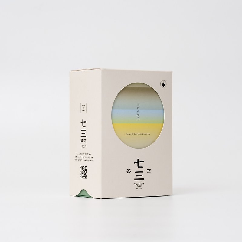 Qisan Tea Hall three-dimensional tea bags丨Sanxia Biluochun 8 singles – hardcover box - Tea - Paper White