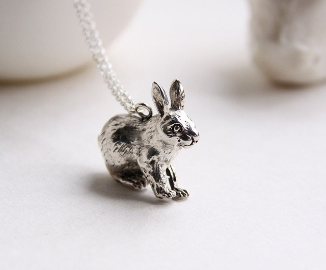 Bunny charm clearance necklace