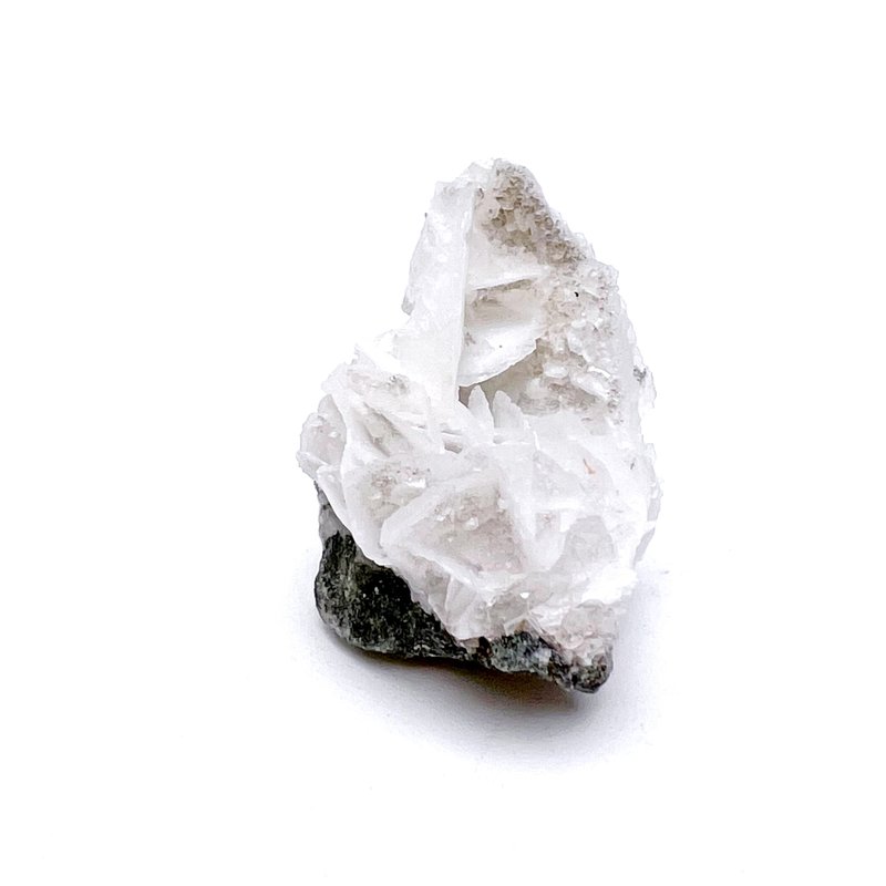 迷織。原礦 一圖一物 擺件 平靜情緒 l 玫瑰方解石 片狀方解石 l - 擺飾/家飾品 - 石頭 白色