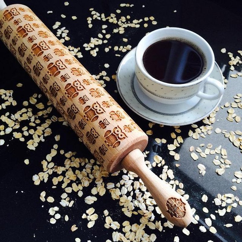 Owl rolling pin * OWLS - Cookware - Wood 