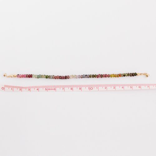 トルマリン カラフル ブレスレット 14kgf - ショップ chocoriita(ﾁｮｺ