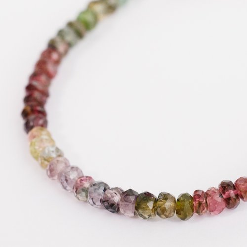 トルマリン カラフル ブレスレット 14kgf - ショップ chocoriita(ﾁｮｺ