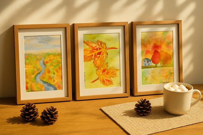 秋敘時光 - 心意卡/卡片 - 紙 