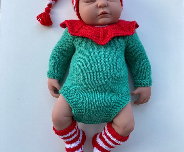 Rico Babies Romper Hat Socks & Gloves Knitting Pattern in Baby