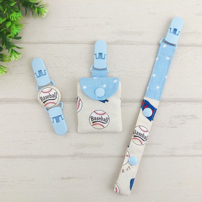 Major League Baseball. Set of 3/4 (additional 40 embroidered characters can be added to the talisman bag) - Baby Gift Sets - Cotton & Hemp Blue