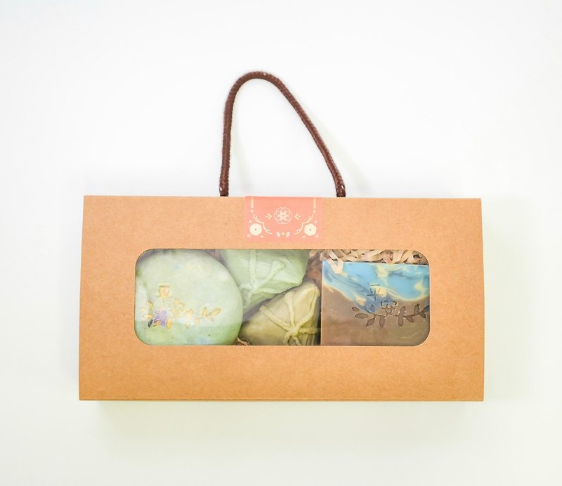 [Handmade] Dragon Boat Festival Mugwort Safe Gift Box|Gift Box|Dragon Boat Festival|Gifts|Handmade Soap|Zongzi - สบู่ - วัสดุอื่นๆ 