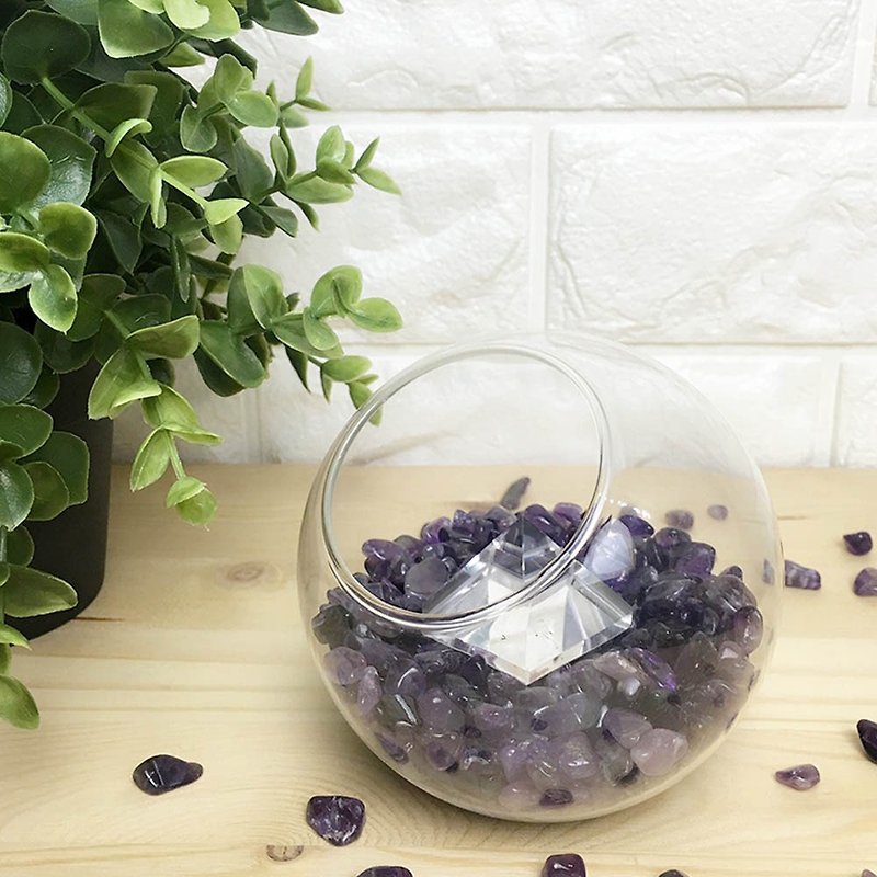 [Must-have gifts for gift-giving] Crystal purification and degaussing ball [Crystal tower + Stone] Office healing micro-scene - ของวางตกแต่ง - เครื่องเพชรพลอย หลากหลายสี