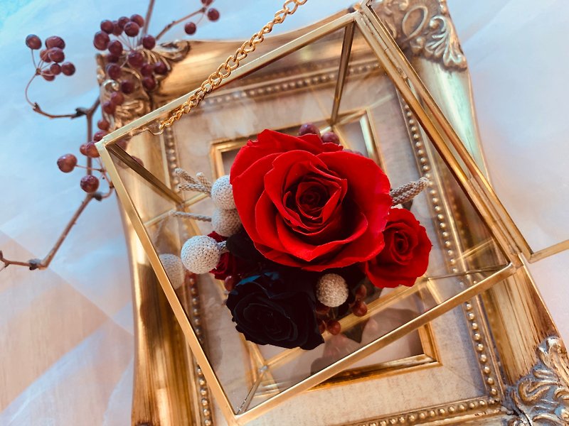 金色玻璃花房 - 凡爾賽玫瑰鏡廳永生花禮