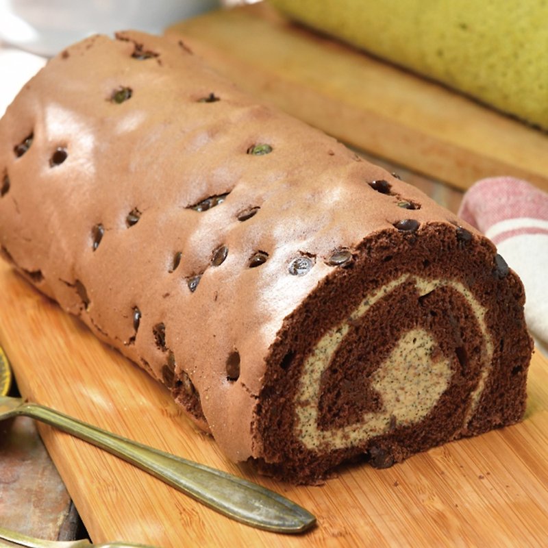 Palatability Earl Cocoa Roll - เค้กและของหวาน - อาหารสด สีนำ้ตาล