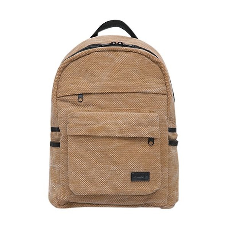MDF Shoulder Bag // Coffee ∥ - Backpacks - Cotton & Hemp Brown