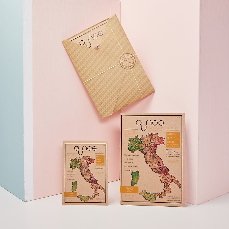 OUNCE Magazine Gift Pack No. 08 - Italy, Milan - Indie Press - Paper Khaki