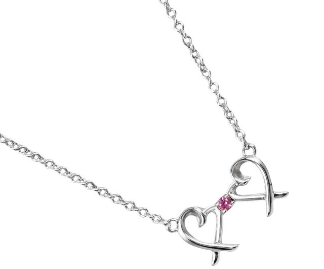 Tiffany & Co. ダブルハート 925シルバー ピンク リターン トゥ