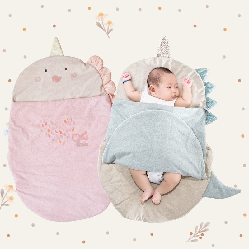 Caliphil infant organic cotton sleeping bag/60x90cm/primaloft long fiber/two colors - Blankets & Throws - Cotton & Hemp Pink