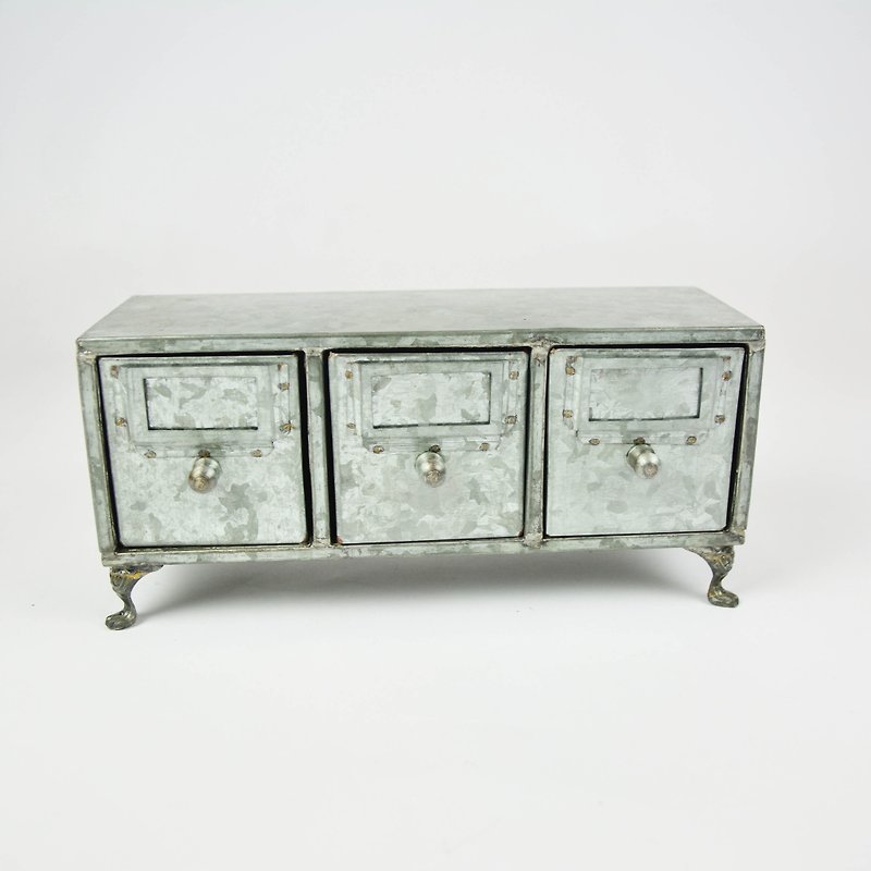 Only cold morning three compartment cabinet-fair trade - Storage - Other Metals Silver