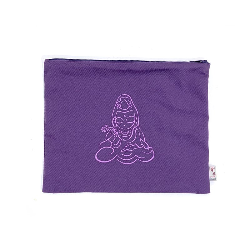 Avalokiteshvara Bodhisattva Zipper Bag - กระเป๋าเครื่องสำอาง - ผ้าฝ้าย/ผ้าลินิน 