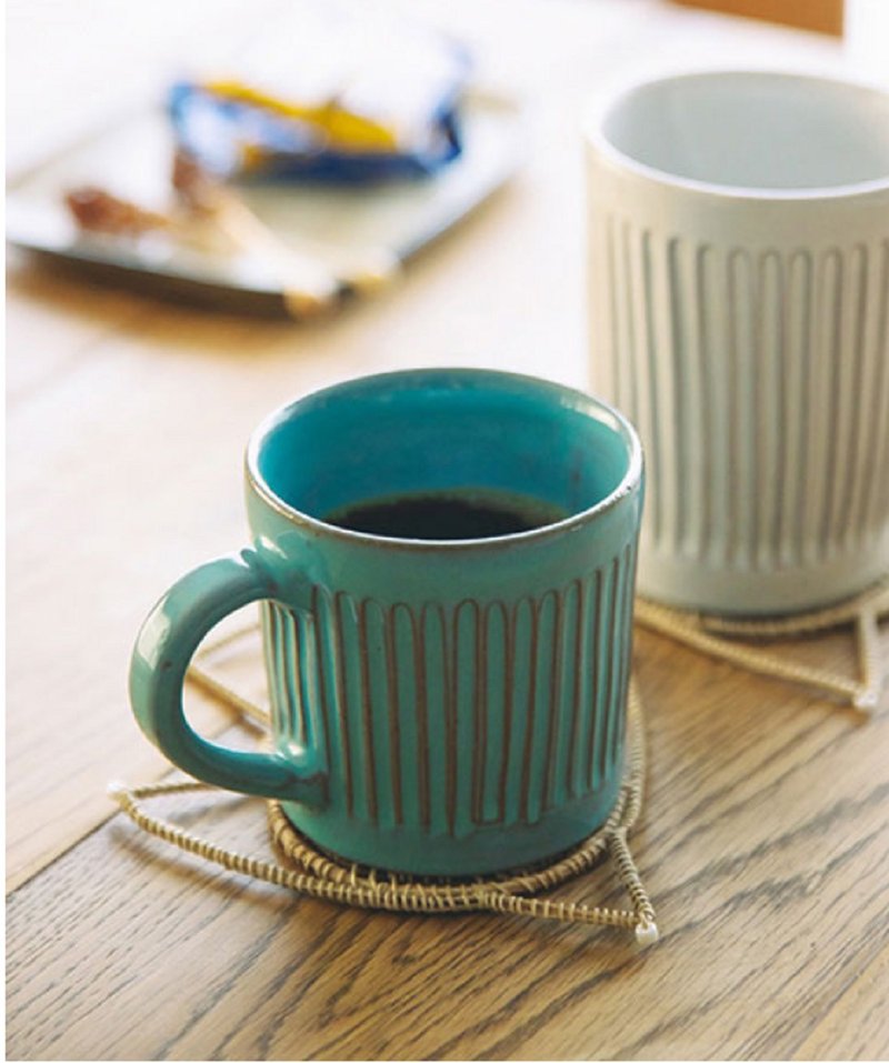 地球樹公平貿易fair trade -- 手工土耳其藍陶杯 - 杯子 - 陶 