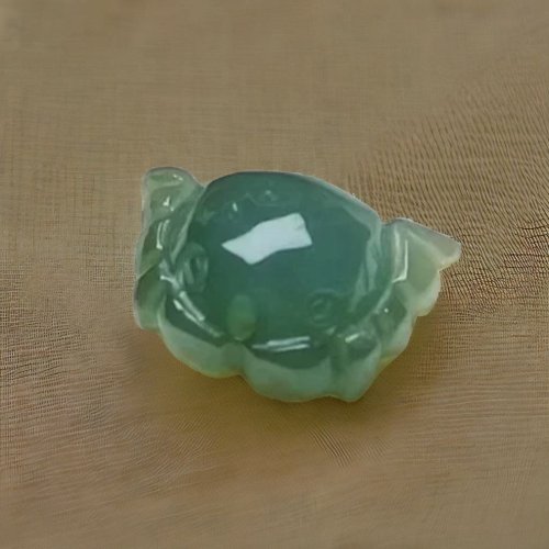 瓔珞翡翠 【八方來財】冰綠翡翠螃蟹 | 裸石 | 天然緬甸玉A貨翡翠 | 送禮