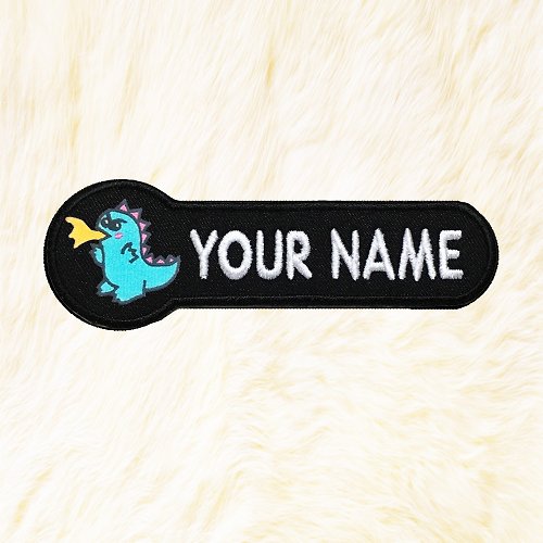 24PlanetsStudio Godzilla Personalized Iron on Patch Your Name Your Text Buy 3 Get 1 Free