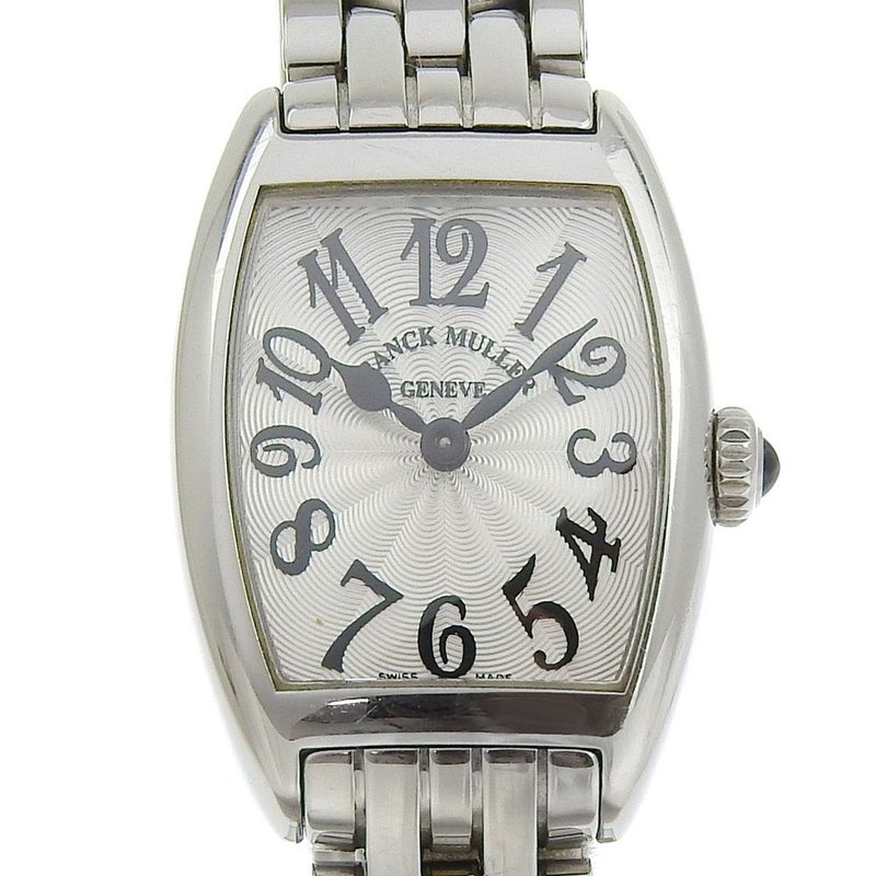 【日本直送】フランクミュラー FRANCK MULLER トノーカーベックス 腕時計 2252QZ SS シルバー文字盤 クオーツ レディース【中古】 - 女錶 - 不鏽鋼 銀色
