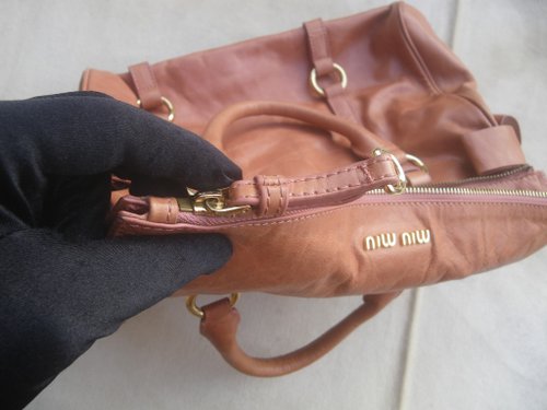 OLD-TIME] Early second-hand old bag MIU MIU handbag (missing