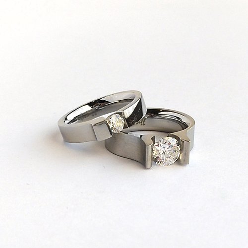瑞文堂 美國 B. Tiff New York 另類的寶石戒指 | 美國 不鏽鋼 結婚