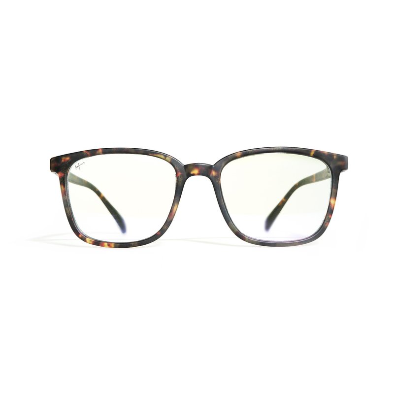 Wellington Frame Adult Wellington Frame Blue Light Filter Glasses-Brown - Glasses & Frames - Plastic Multicolor