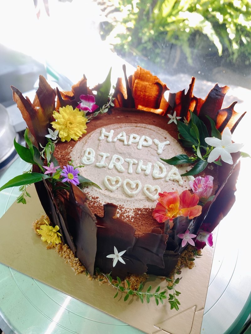 Self-pickup only. Please read the text carefully. Customized birthday cakes and dessert chiffon cakes. - เค้กและของหวาน - วัสดุอื่นๆ 