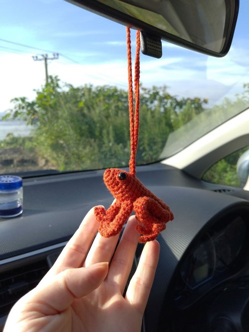 frog car accessories for rearview mirror for gift