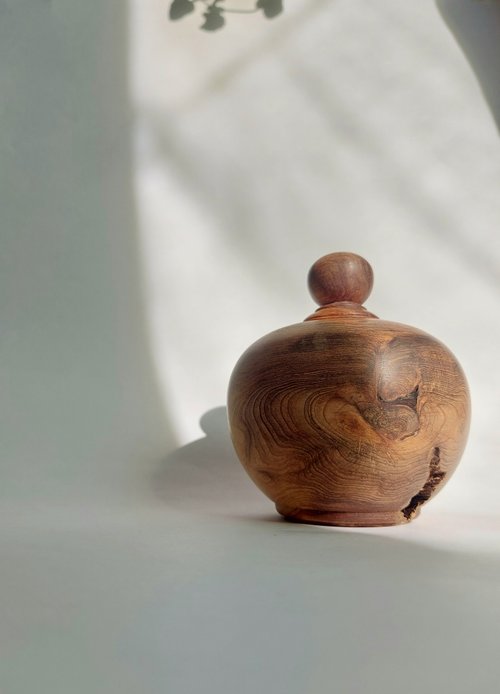 TONCH WOOD 絕品【洞洞檜木聚寶盆】臺灣檜木 居家/辦公/開運聚/