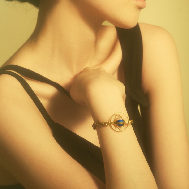 Eye of Horus 圓形手鍊 - 手鍊/手環 - 銅/黃銅 