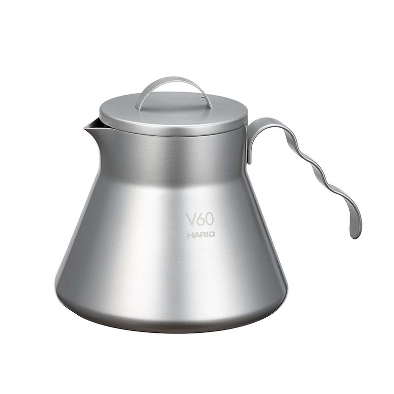V60戶外用金屬咖啡壺 - 咖啡壺/咖啡周邊 - 不鏽鋼 銀色