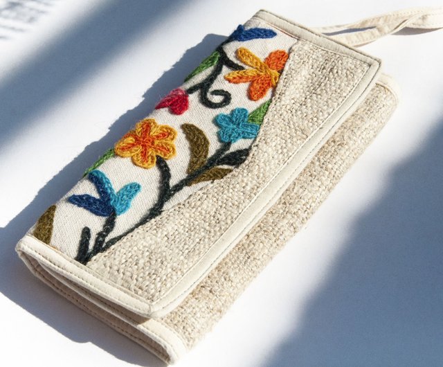 希少 Jeffrey Fulvimari 刺繍長財布 タッセル付き 希少 Jeffrey Fulvimari 刺繍長財布 タッセル付き 値下
