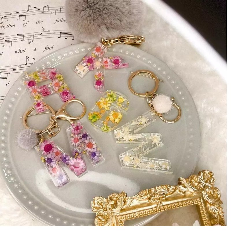 【體驗】永生花鑰匙圈體驗課程 - 金工/飾品 - 其他金屬 